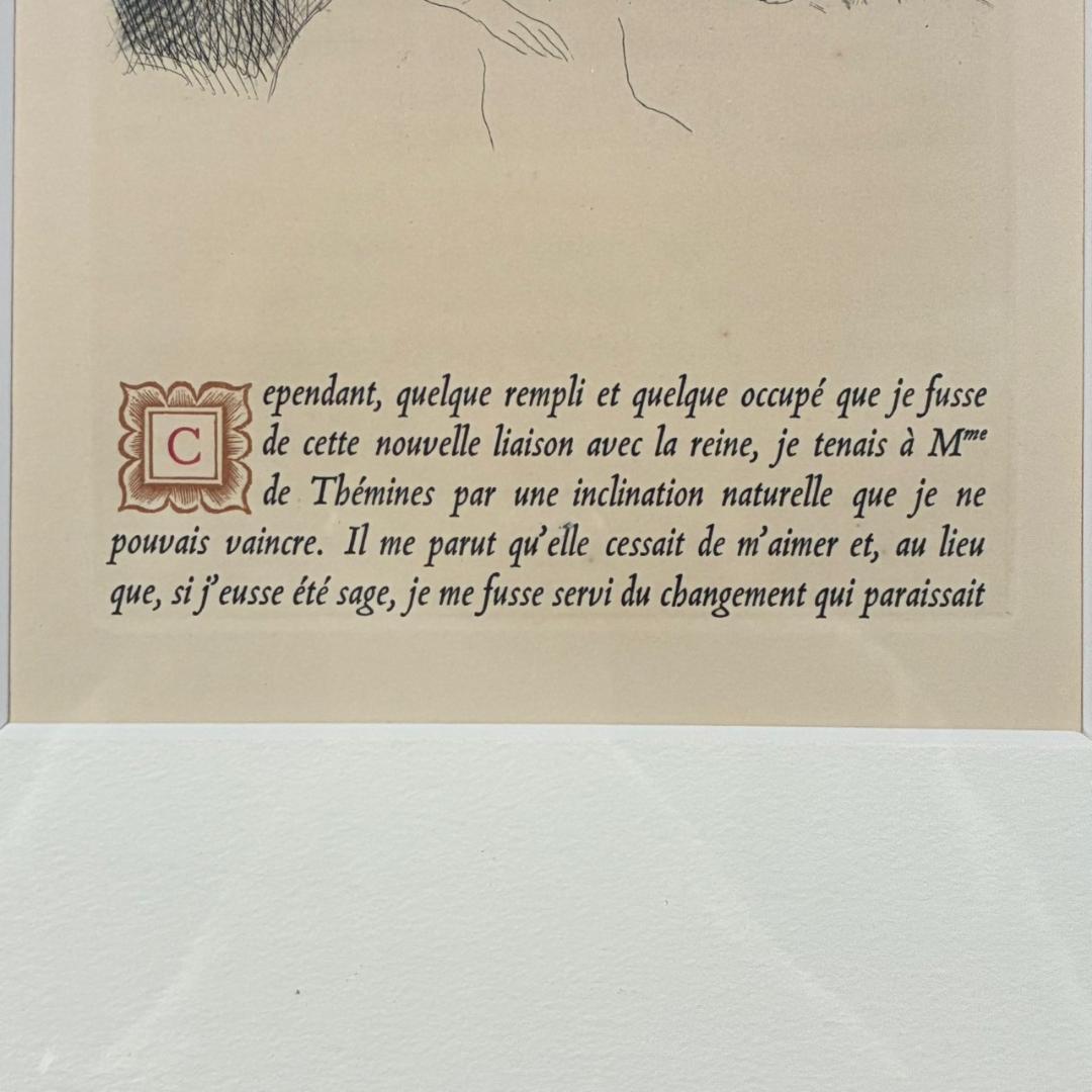 【最終値下げ】美品 マリー・ローランサン「桟敷席」カラーエッチング 1947年