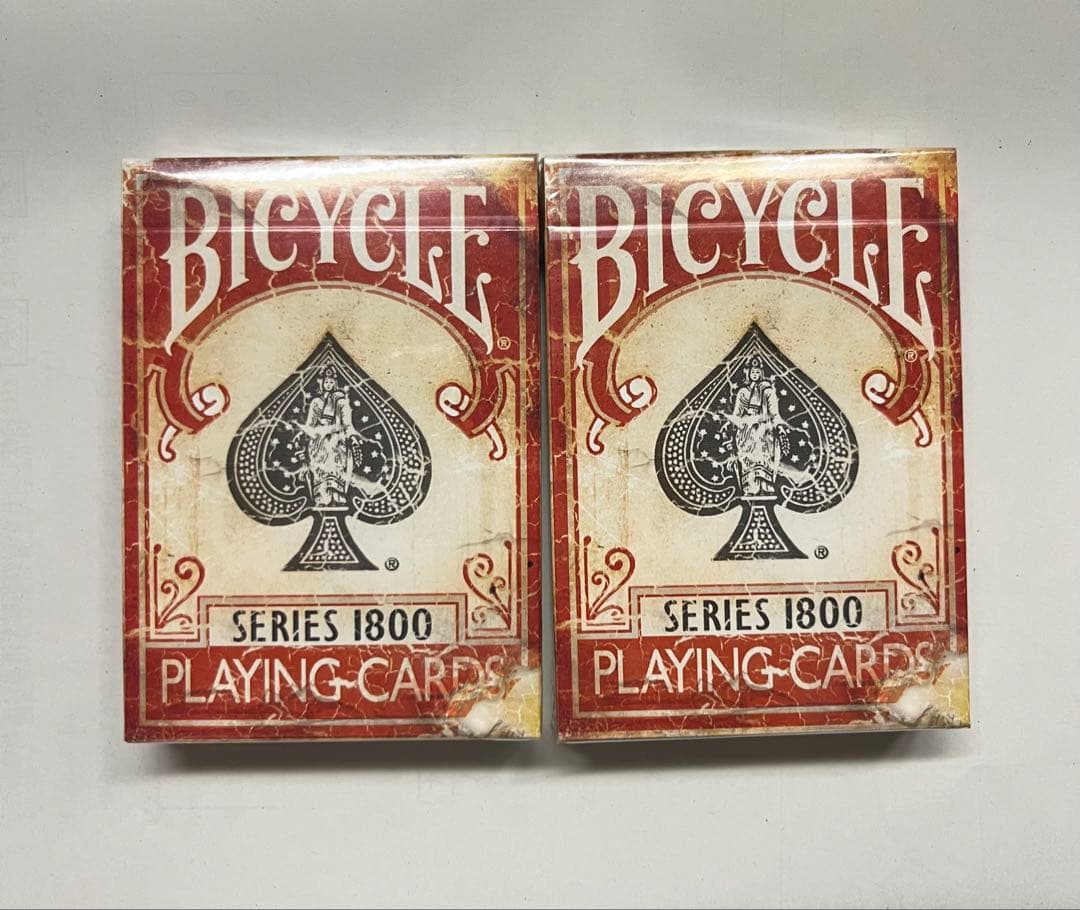 【Bicycle Series 1800】希少なヴィンテージ風トランプ2個セット