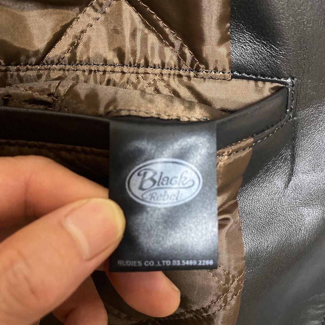 BlackRebel シングルライダースM 黒検索ルードギャラリールイスレザー