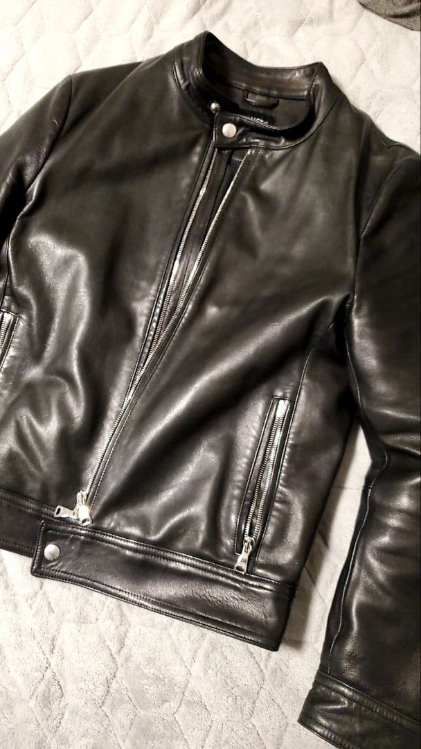 エンメティ　美品　レザー　ジャケット　ライダース　アンドレア　サイズ44