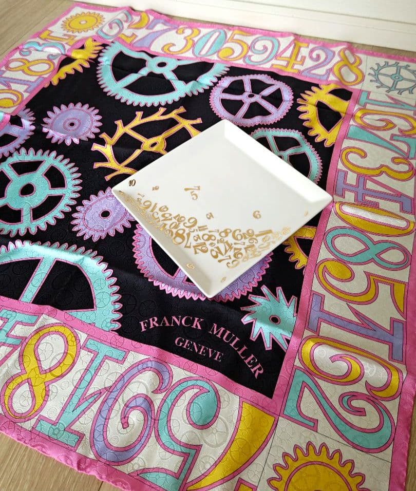 FRANCK MULLERフランク ミュラー プレート/スカーフ約85×85cm