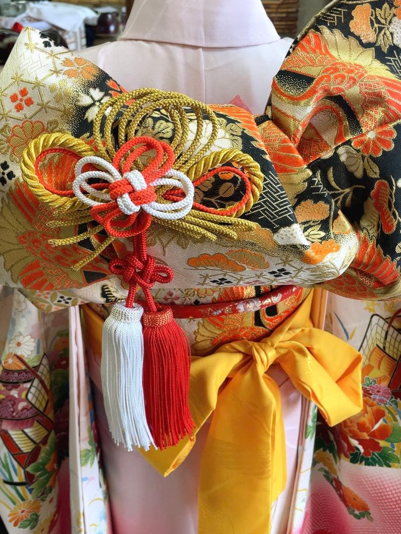 七五三7歳御所車草花文フルセット