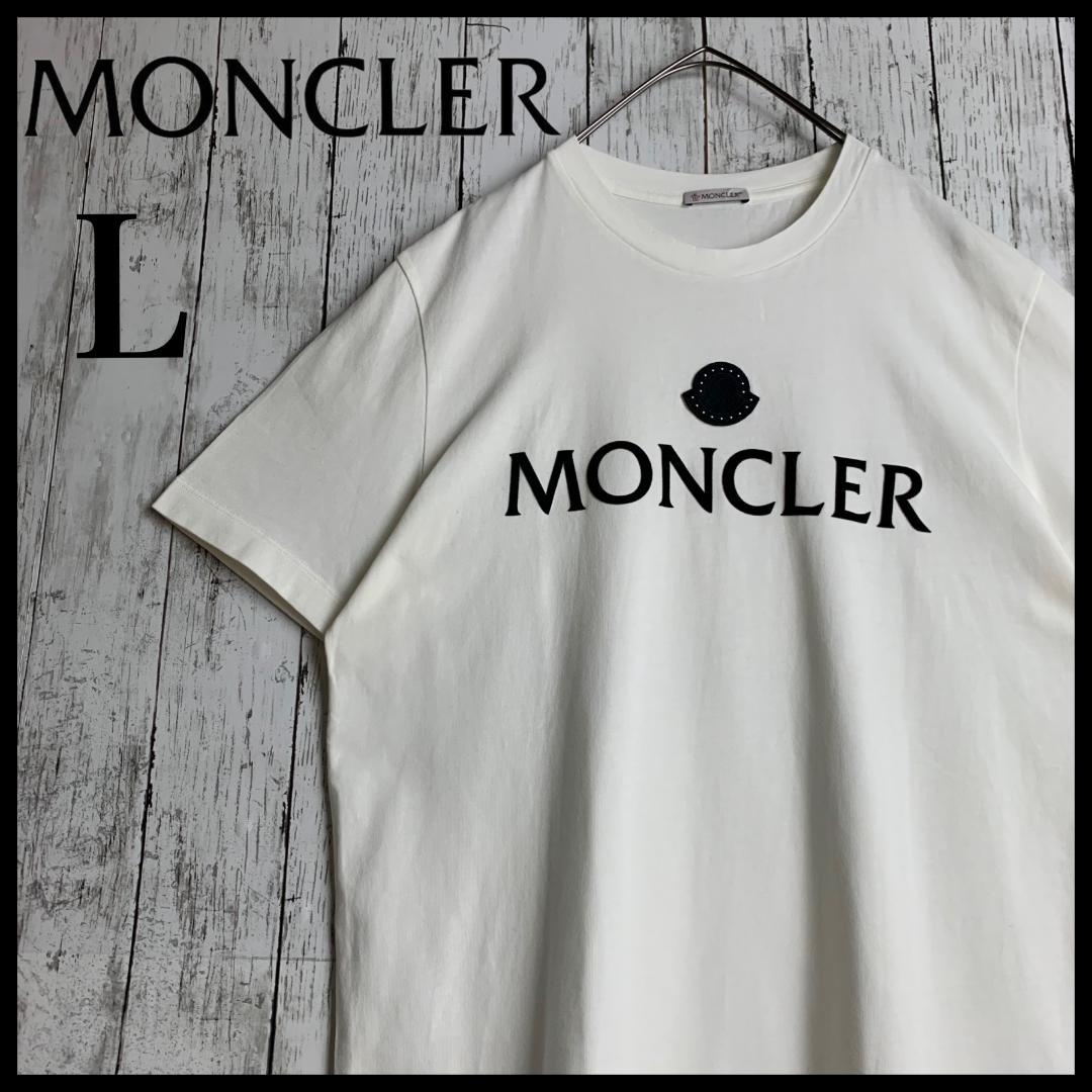 【鑑定済み・最高級の逸品】モンクレール☆フェルト&ワッペンロゴTシャツ2644.