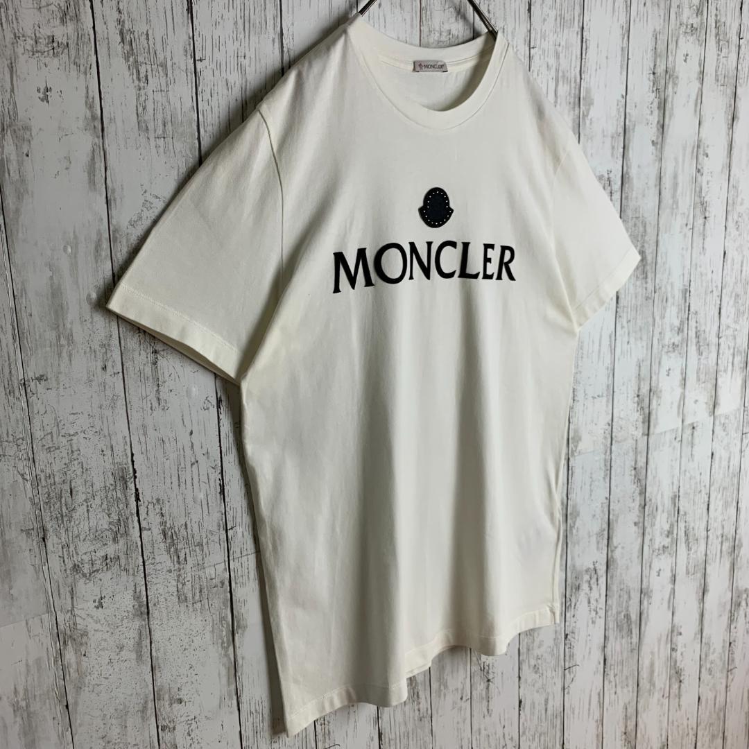 【鑑定済み・最高級の逸品】モンクレール☆フェルト&ワッペンロゴTシャツ2644.