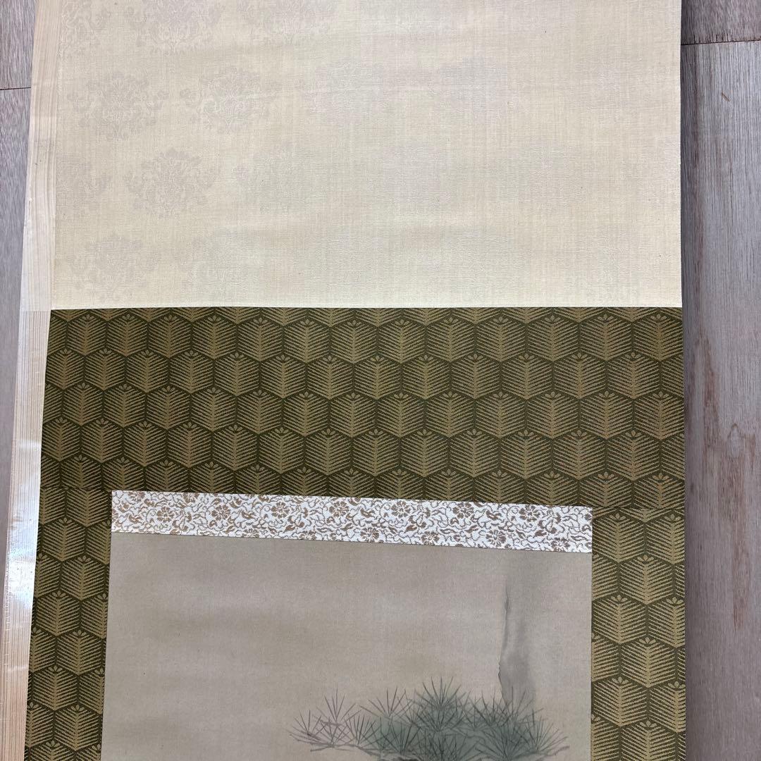 亀と梅の花 寿老人　3セット掛軸　　0121o84