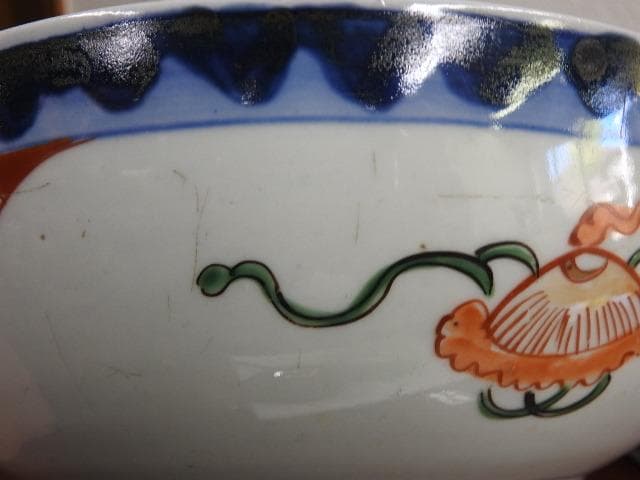 伊万里　三重鉢　江戸時代　M942