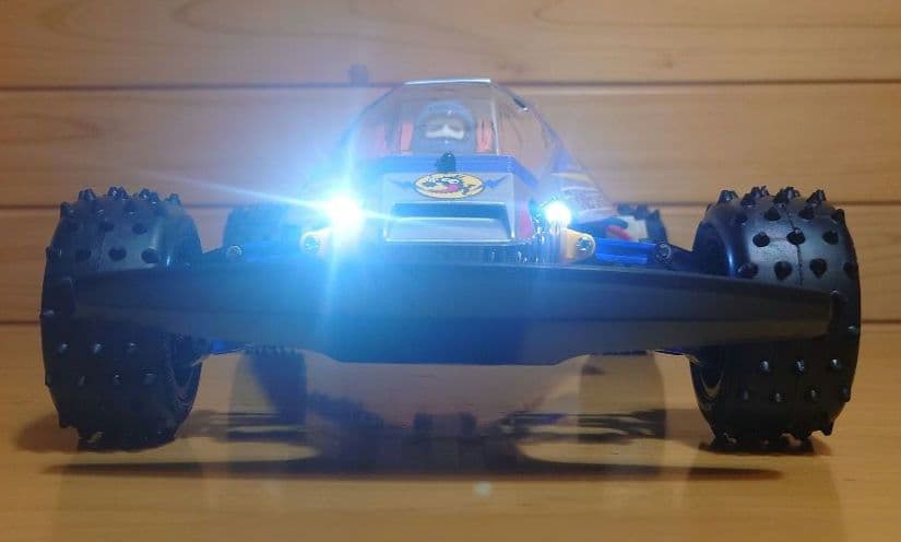 タミヤ電動RCカーNo.158サンダードラゴンLEDライト付プロポ…完成品セット