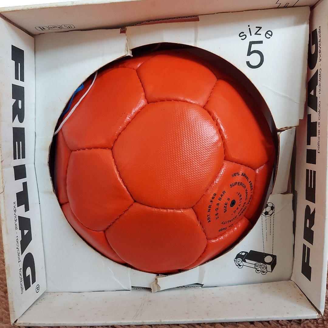 FREITAG サッカーボール サイズ5 オレンジ