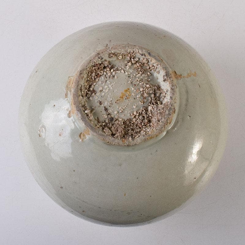 朝鮮美術　李朝　高麗白磁　丸壺　壷　D　R8647H