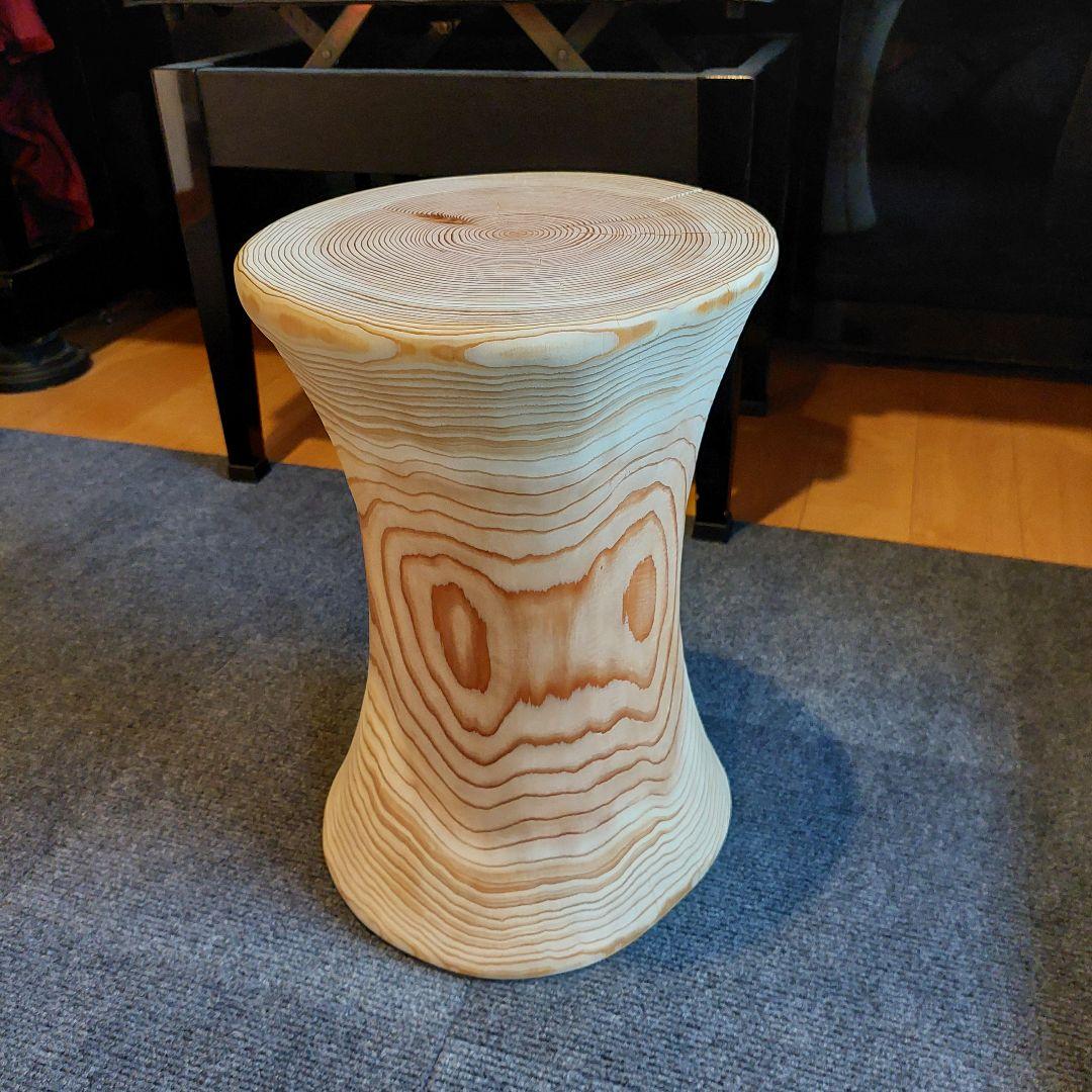 杉 切り株 丸太 椅子 スツール 高さ約39㎝ 12600円