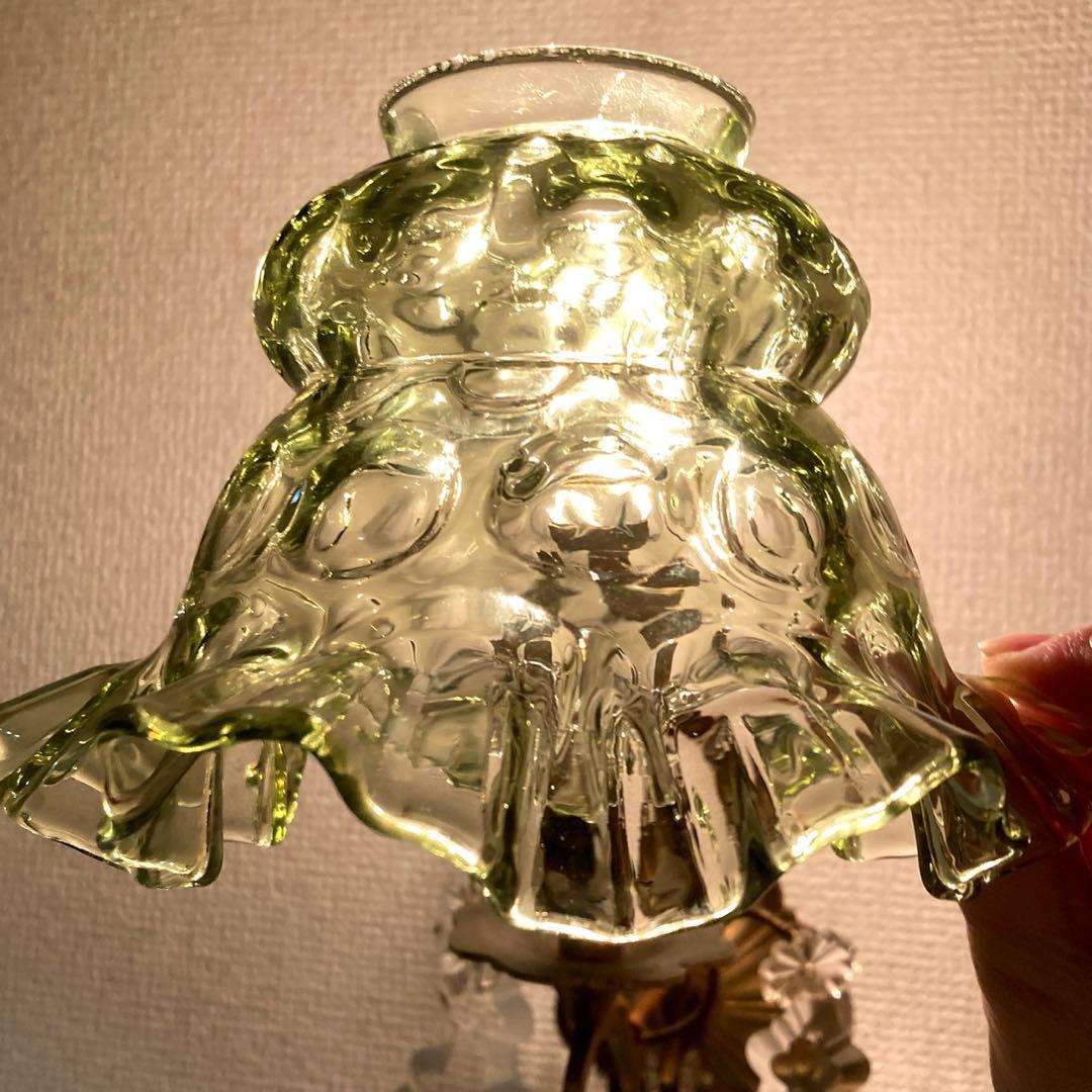 フェントン　1930年　（迷宮）　ランプシェード　オパールセント　アンティーク