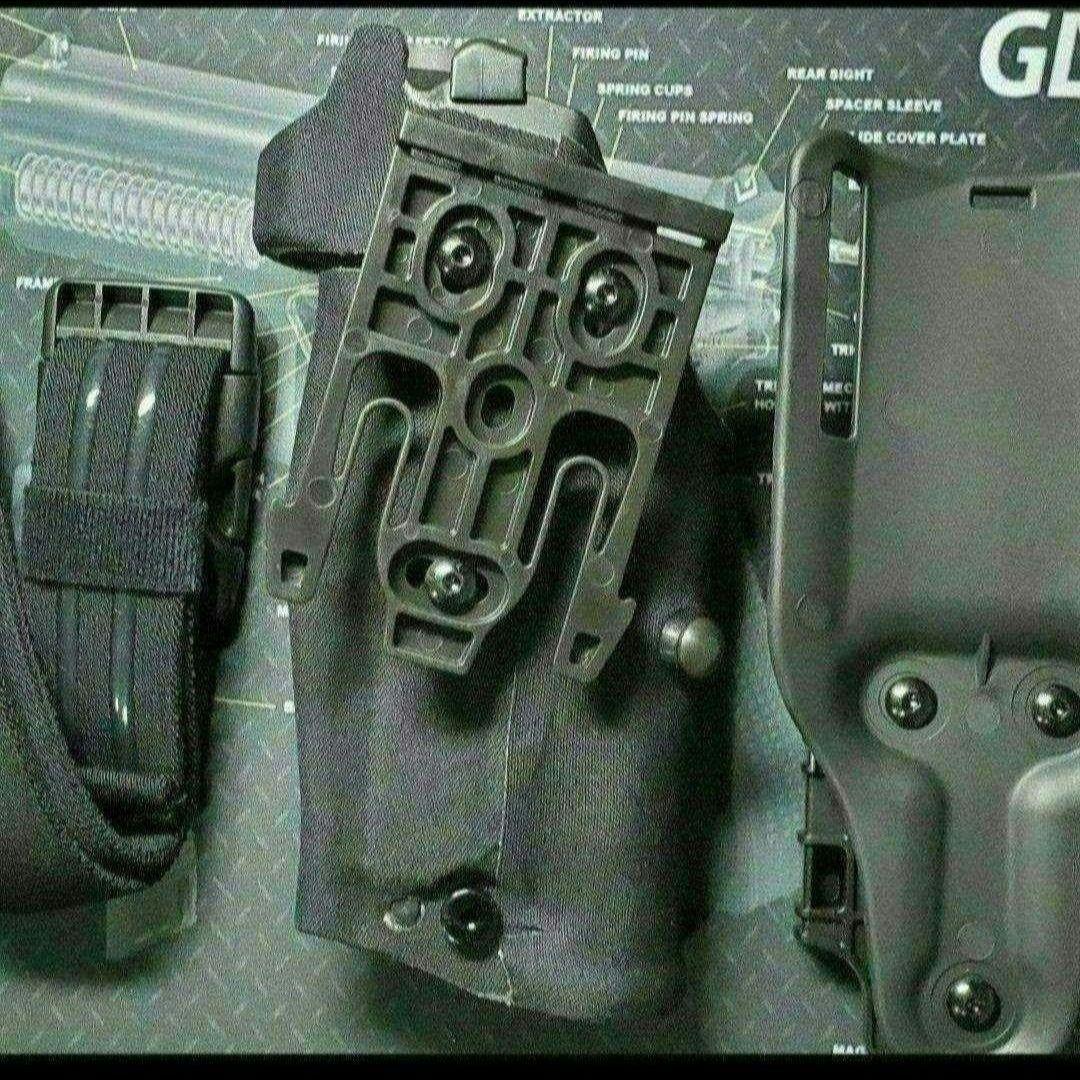 サファリランド　レプリカ　ホルスター　マットブラック　右用