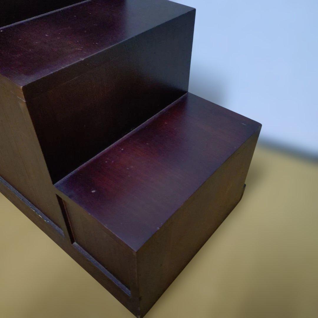 民芸調家具 階段箪笥　右上がり