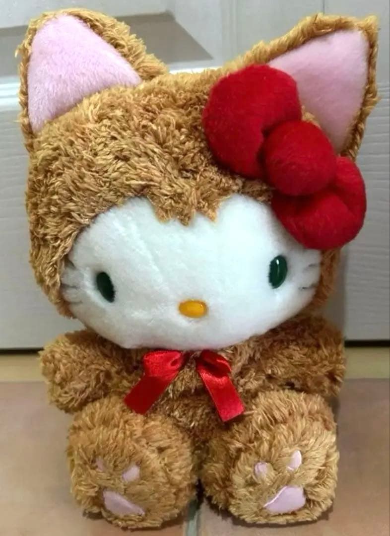 ハローキティ ぬいぐるみ 世界のネココレクション　希少チンチラ（イギリス）レア