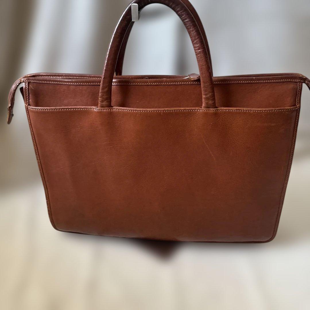 レア✨IL BISONTE イルビゾンテ　ビジネスバッグ 本革 ブラウン