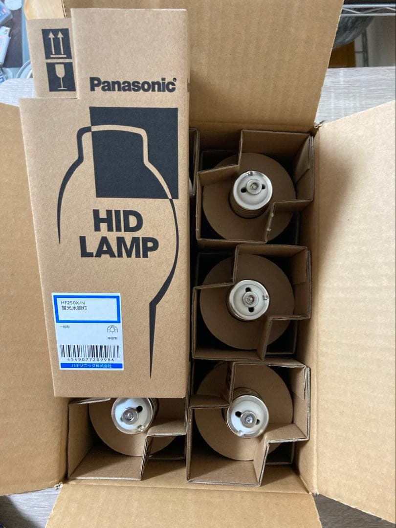 Panasonic HIDランプ HF250X/N 6本入