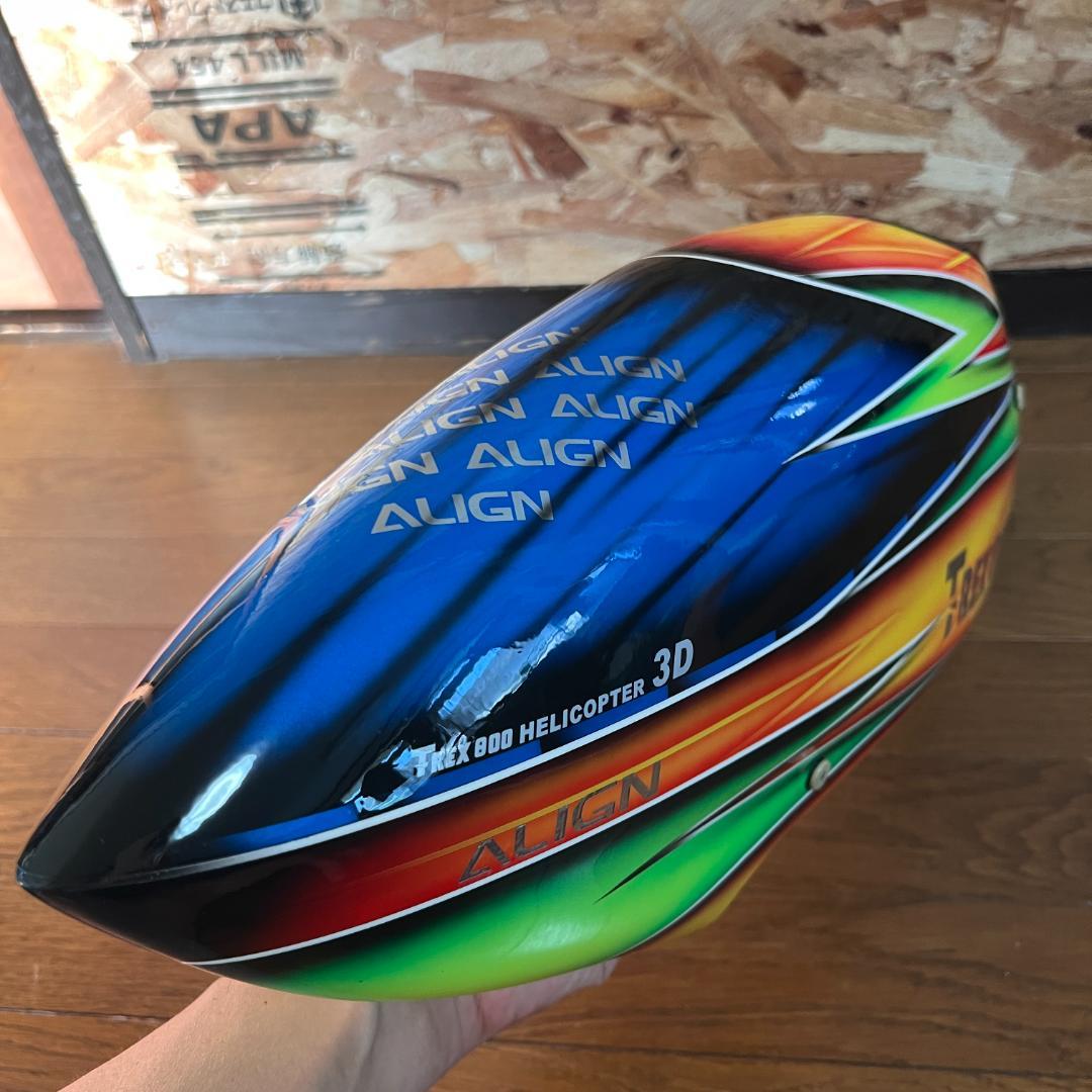 希少品　ALIGN T-REX800E DFC　キャノピー　アライン ヘリ