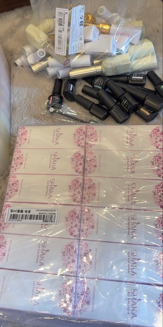 ジェルネイル用品まとめ売り 大量セット ネイルマシンUVライト付き