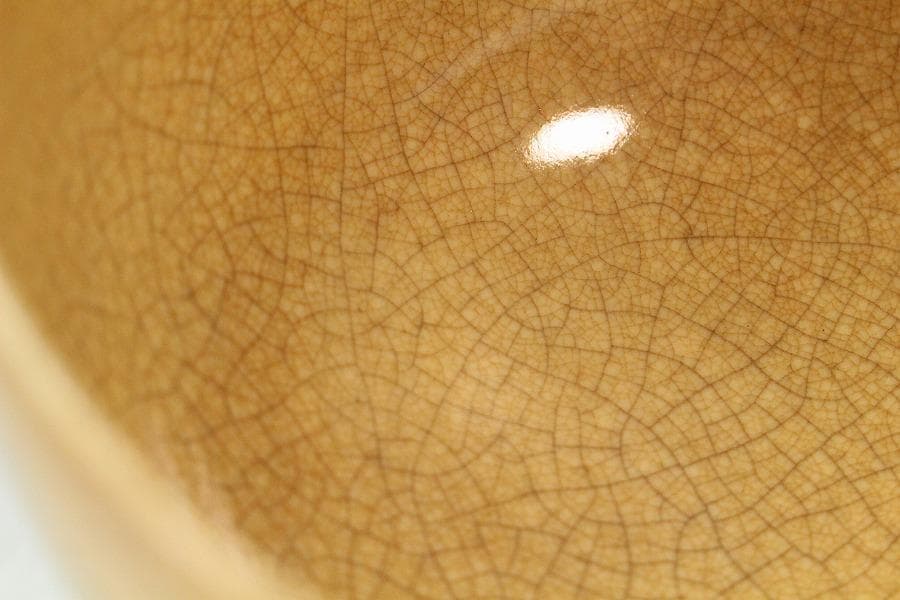 茶道具 古清水 しめ縄絵 茶碗 美品(K-BB519)