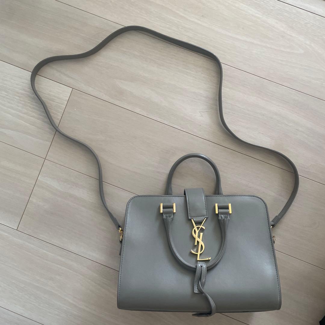 美品　イヴサンローラン　ベイビー　モノグラム　カバス　バッグ　ショルダーバッグ