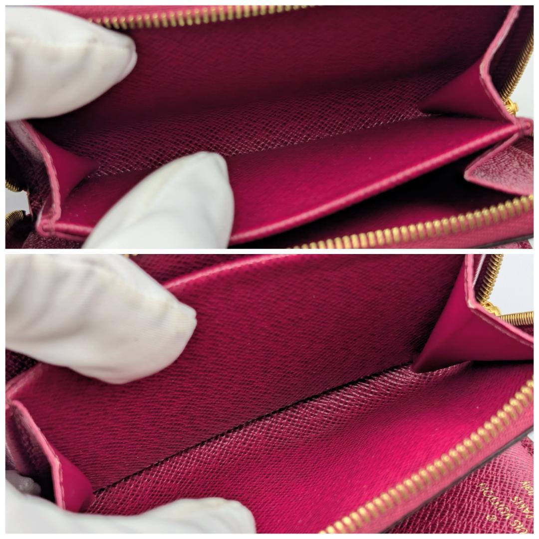 ルイヴィトン モノグラム ポルトフォイユ・ルー フューシャ M82377 IC