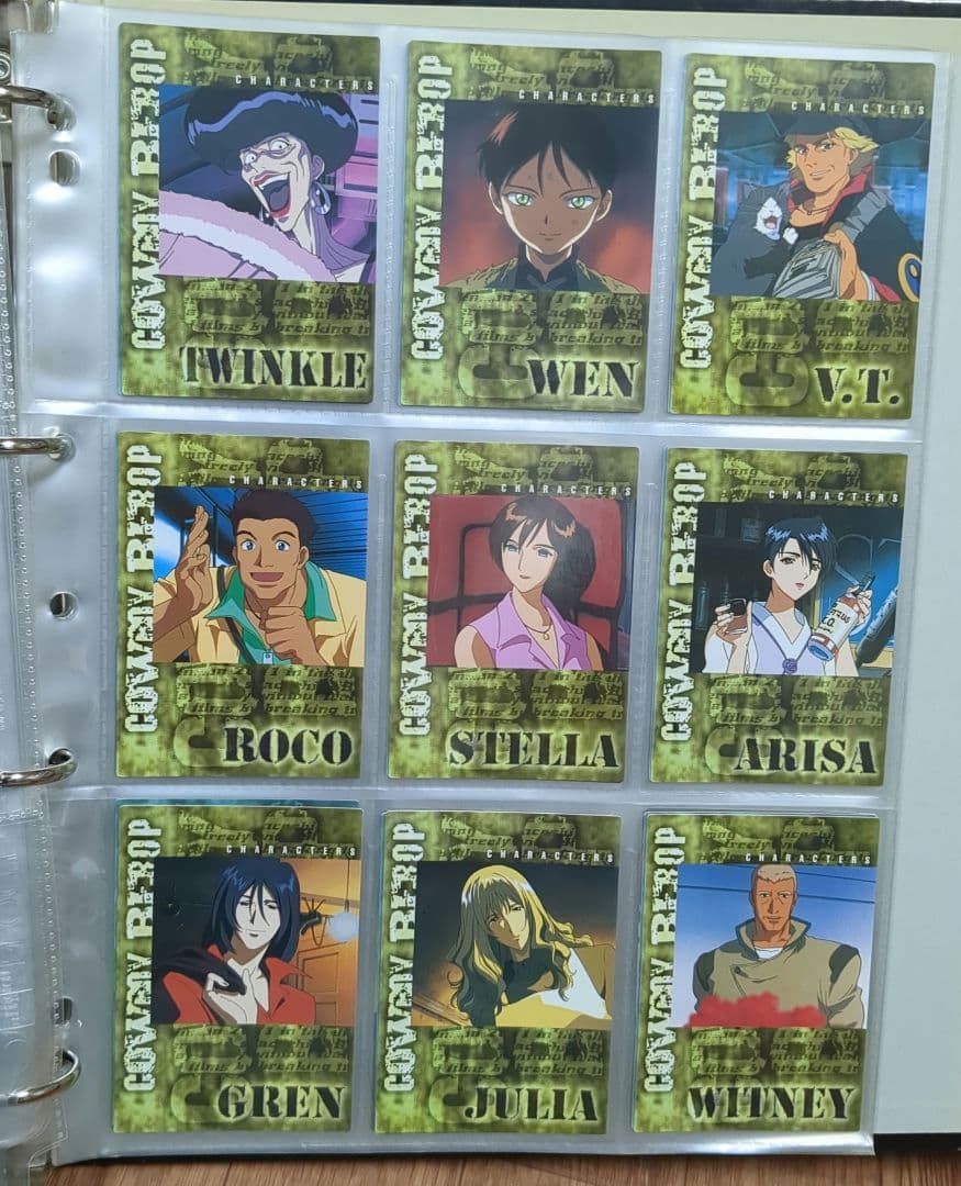 カウボーイビバップ　 カードダス マスターズ ノーマルコンプ 初版 SP2、3