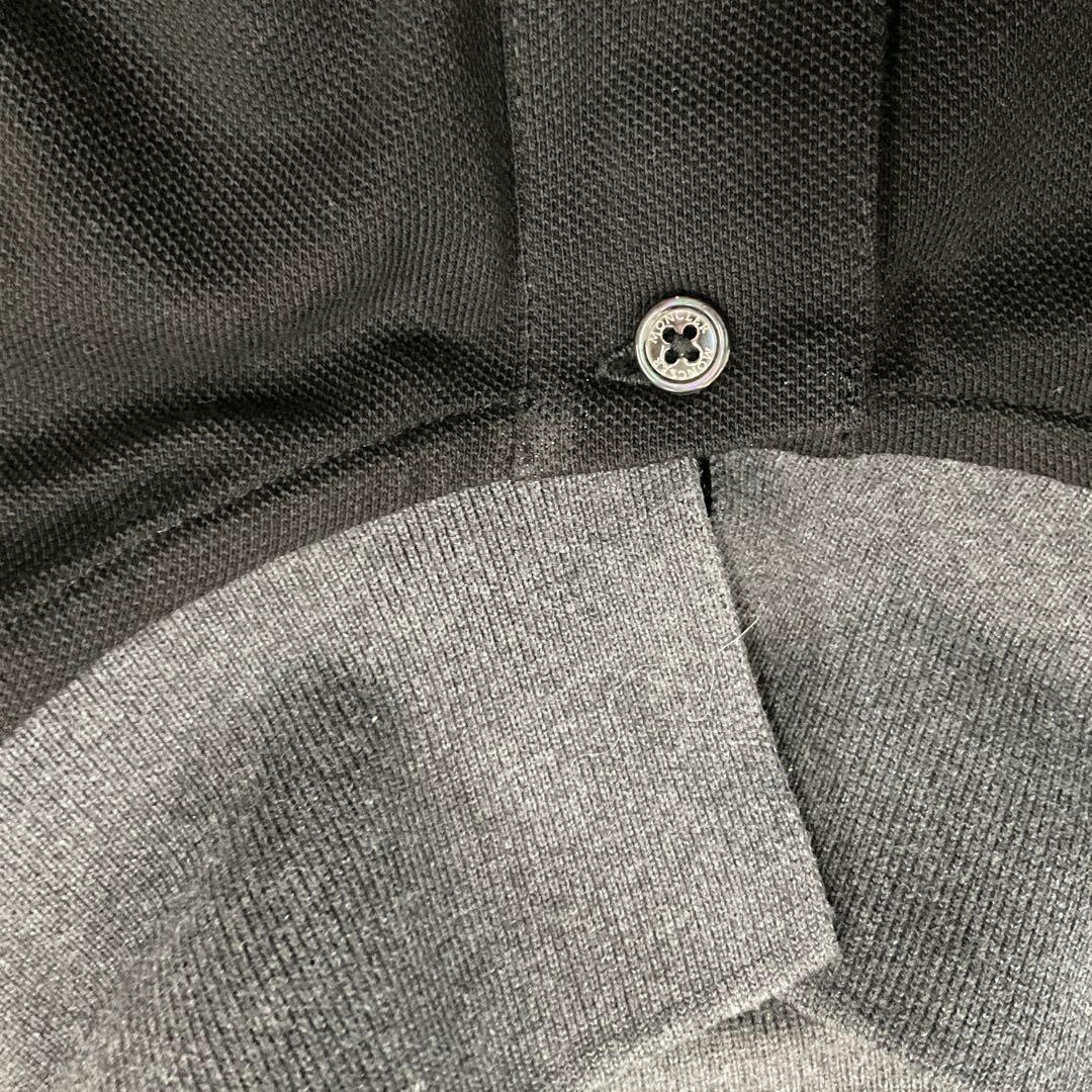 e12 MONCLER レディース　襟ロゴ　ポロシャツ　XL