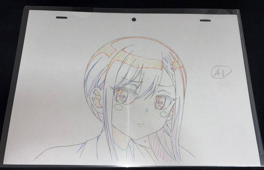 ド*)様 ②非売品 1点物 アニメ ばっどがーる 生原画 涼風涼 ワルラジ　会場