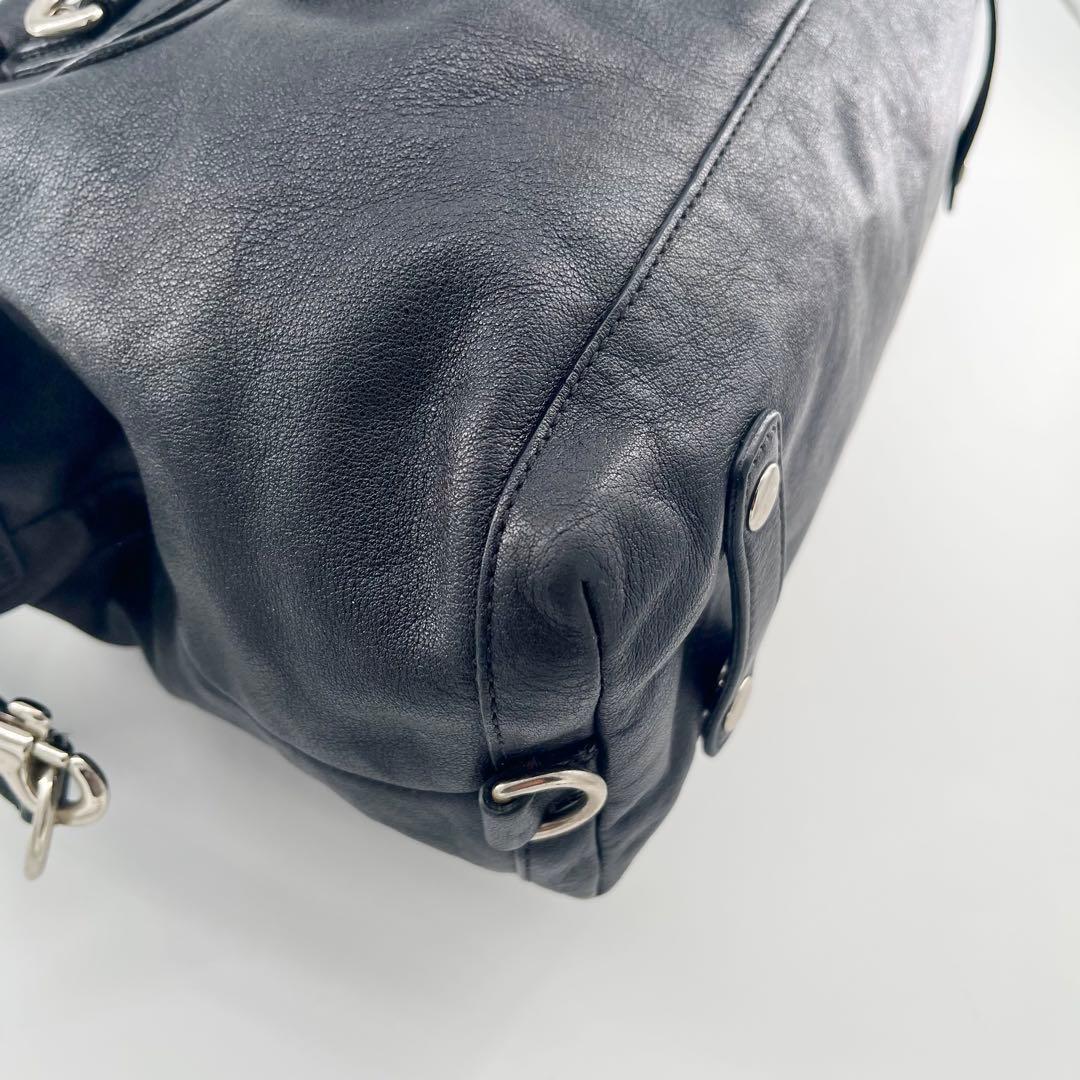 バッグ COACH Ashley Satchel Handbag Black y2k