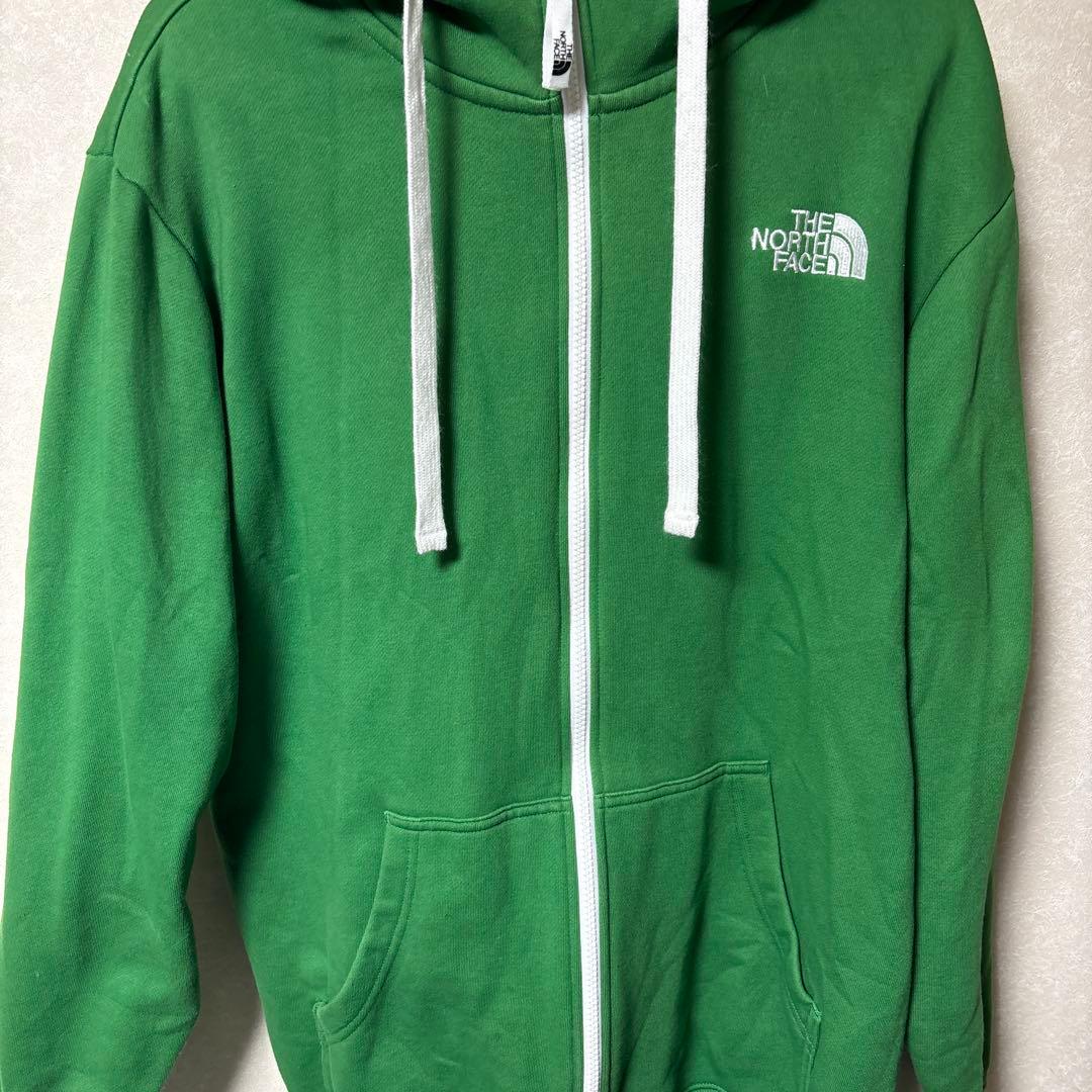 THE NORTH FACE グリーン フルジップパーカー