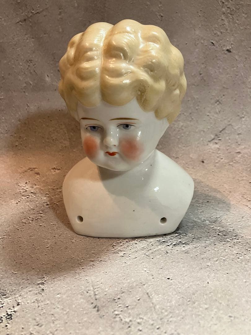 ドイツ　アンティーク　チャイナヘッドドール　大きいサイズ