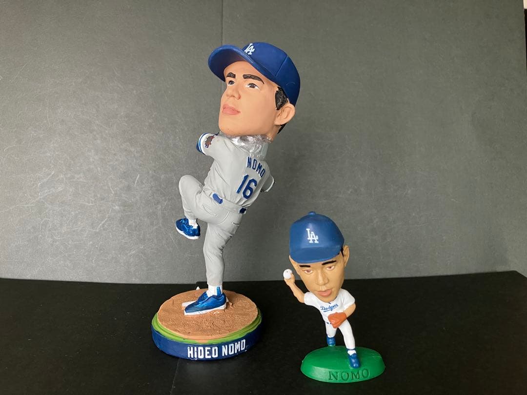 2013 球場配布品（SGA）野茂 英雄　ボブルヘッド人形＋ヘッドライナーズ