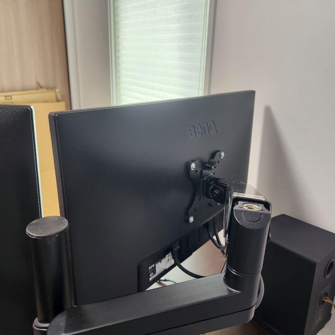 BenQ GW2480 デュアルモニターセット (モニターアーム・おまけ付き)