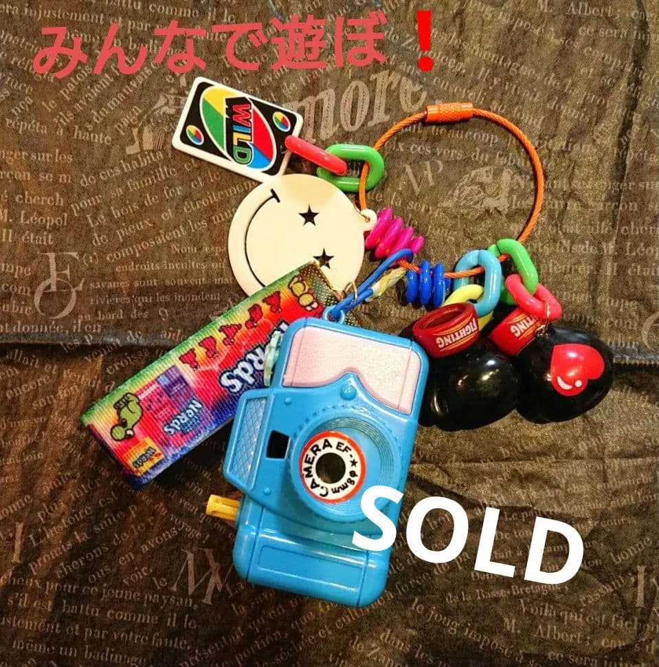 じゃらじゃらキーホルダー✨おもちゃで遊ぼ❗