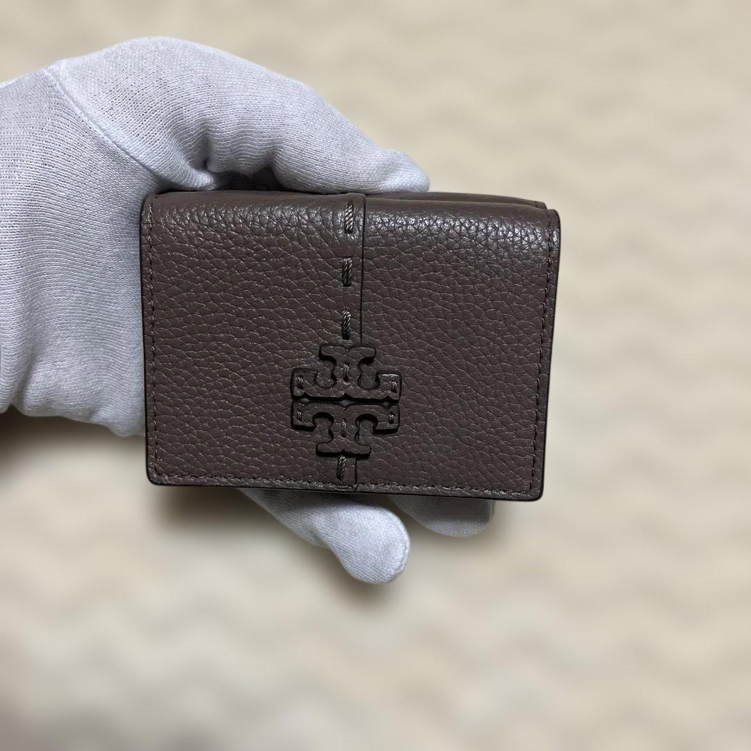 (美品)トリーバーチ　マックグロー　トライフォールド　ミニウォレット　折り財布