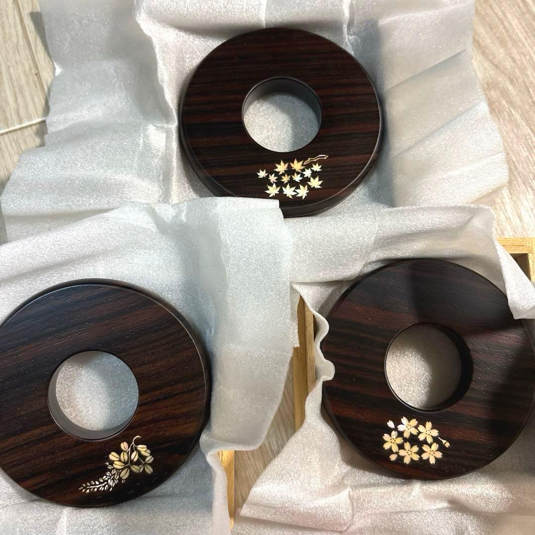 限定品　縞黒檀　剣道　鍔