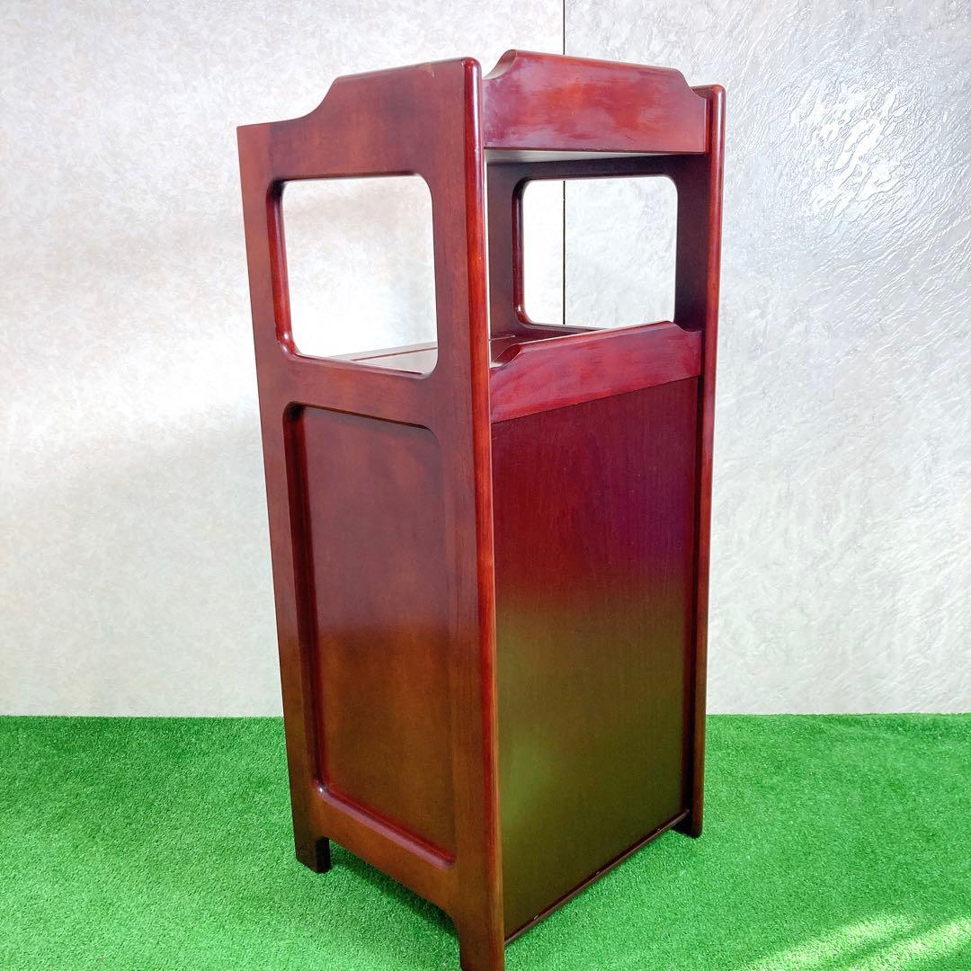 カリモク　電話台 棚 サイドラック チェスト 昭和レトロ コロニアル