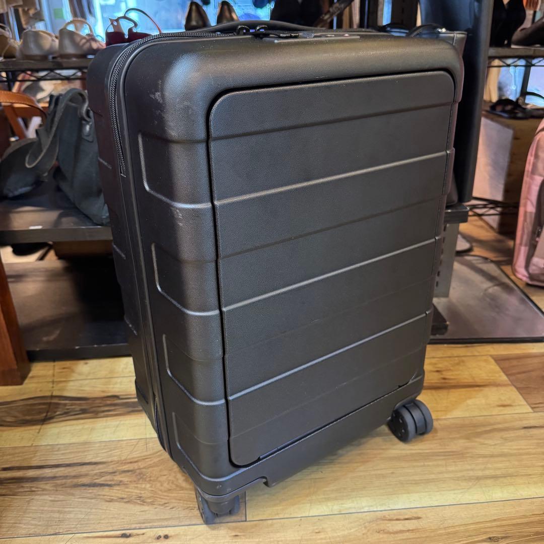 286＊■無印良品　ハードキャリーケース　ブラック　32L　バッグ付き　鍵2本