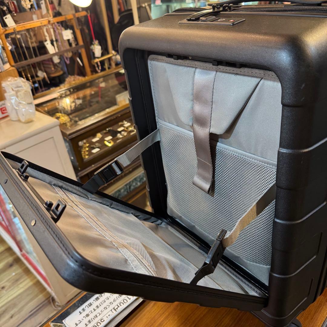 286＊■無印良品　ハードキャリーケース　ブラック　32L　バッグ付き　鍵2本