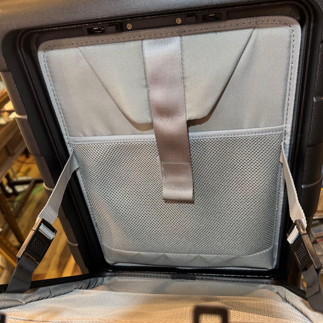 286＊■無印良品　ハードキャリーケース　ブラック　32L　バッグ付き　鍵2本