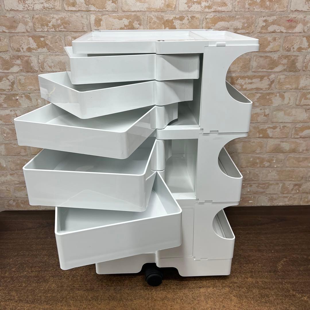 【used】B-LINE ボビーワゴン　３段５トレイ　ホワイト