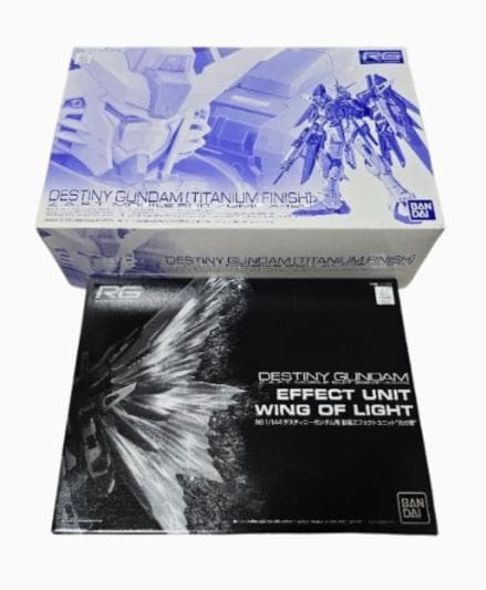 RG デスティニーガンダム チタニウムフィニッシュ 光の翼付き