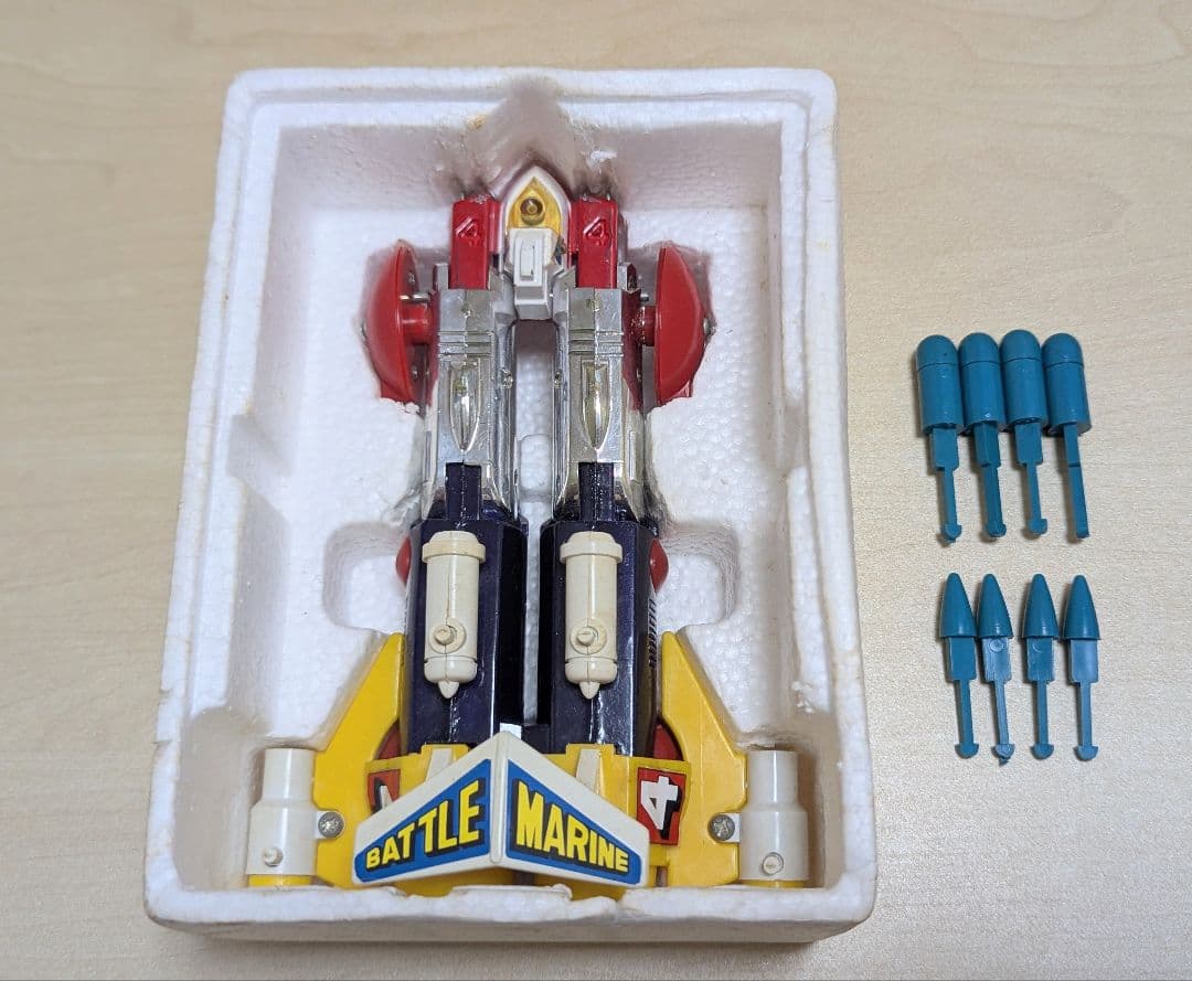 入手困難 当時物 ポピニカ 超合金 超電磁ロボット コンバトラーVセット 美品