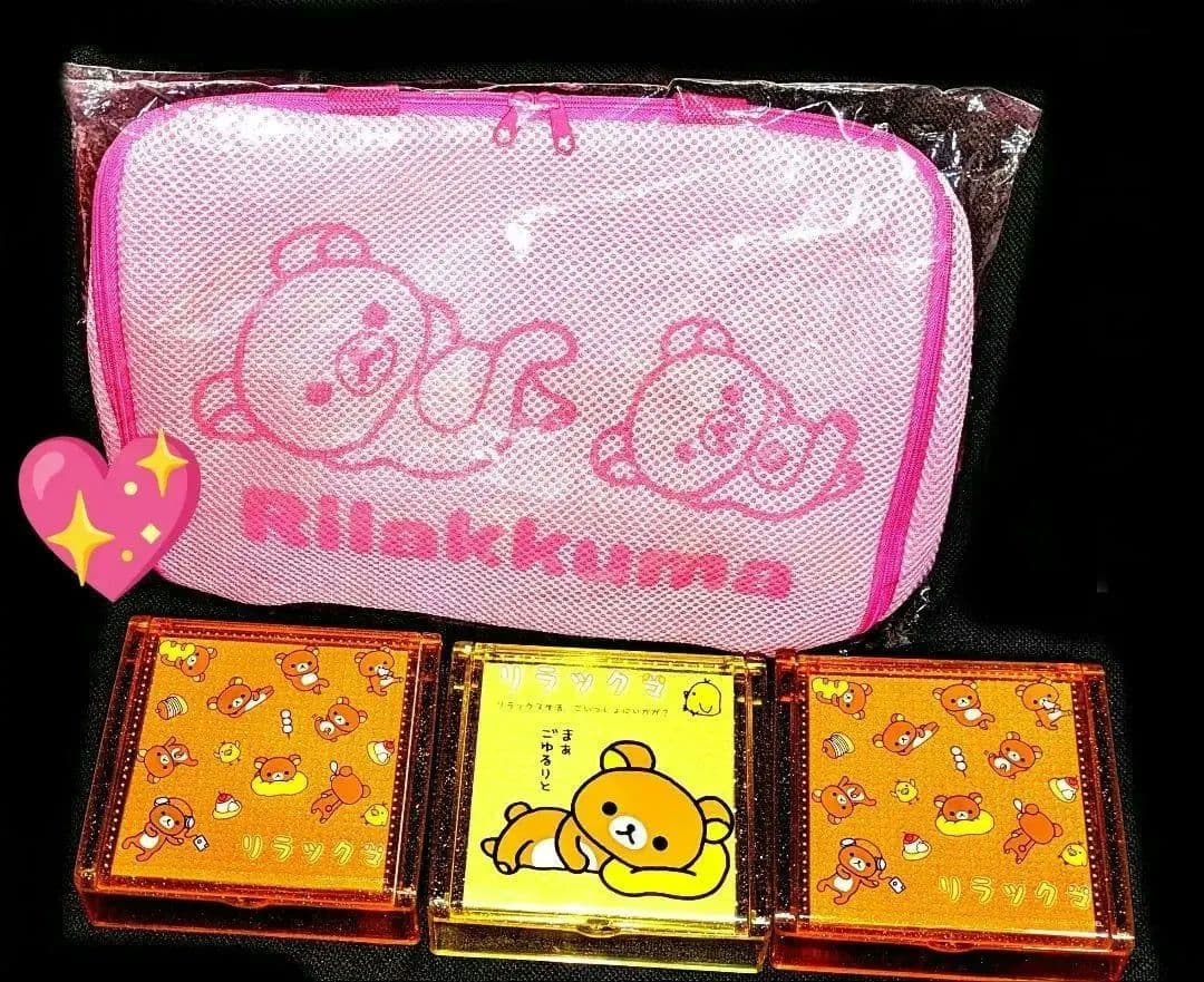 ♡美品♡リラックマ♡ジュエリーBOX＆くじフィギュア＆トートバッグ♡