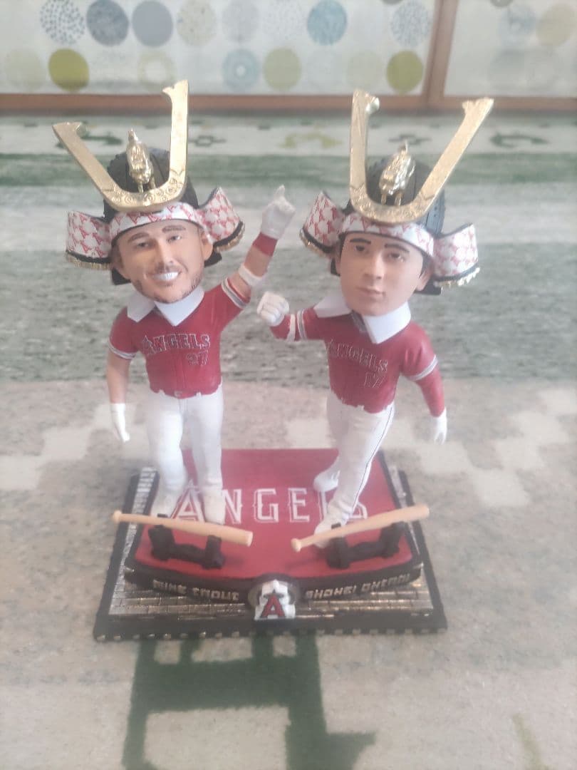 大谷翔平トラウト 2023年 ダブルボブルヘッド