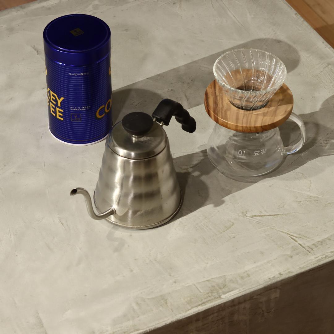 オーダー専用｜160cm｜ライトグレー｜テレビボード｜薄塗りモルタル