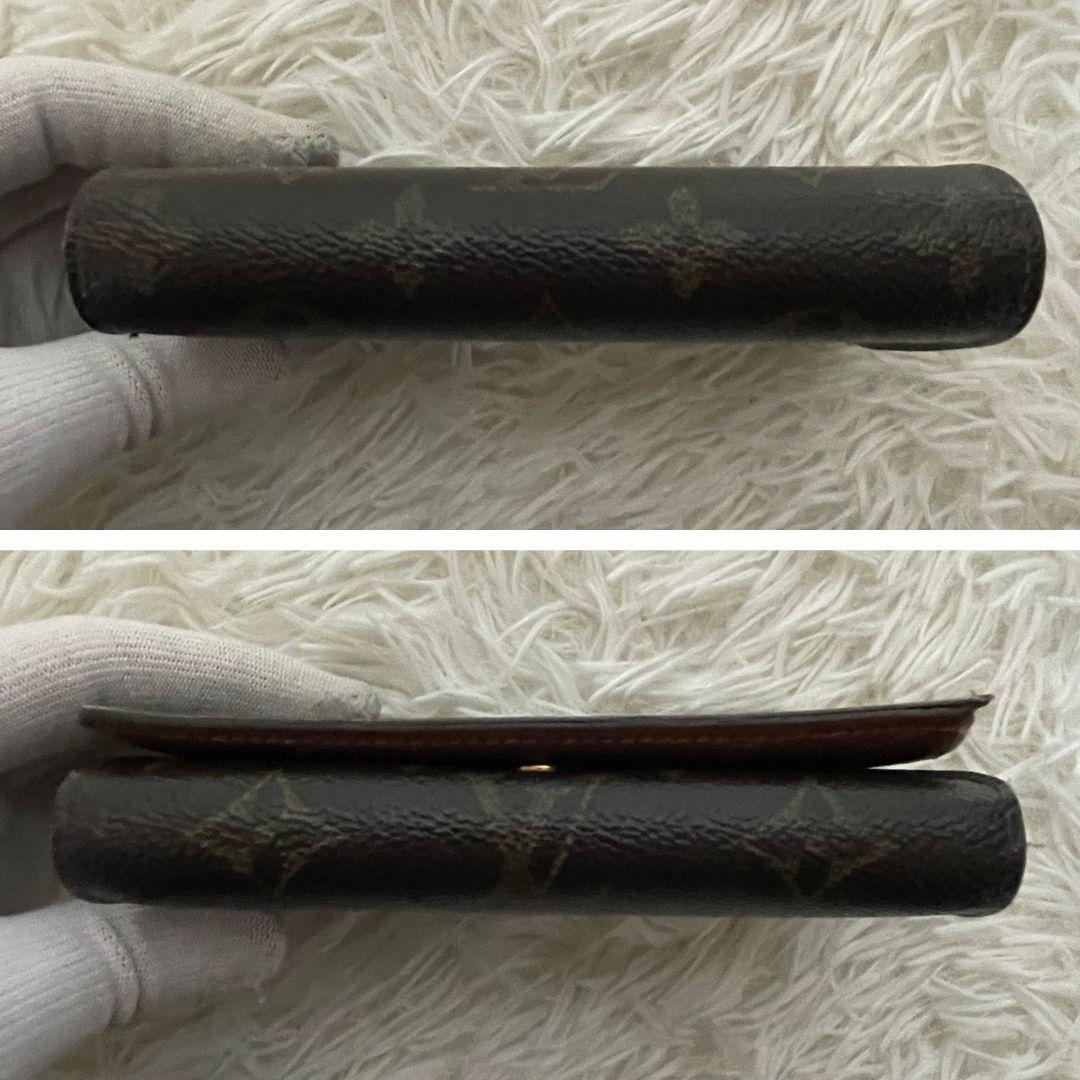 ルイヴィトン　ポルトモネビエトレゾール　折り財布　L字ジップ　モノグラム　PVC