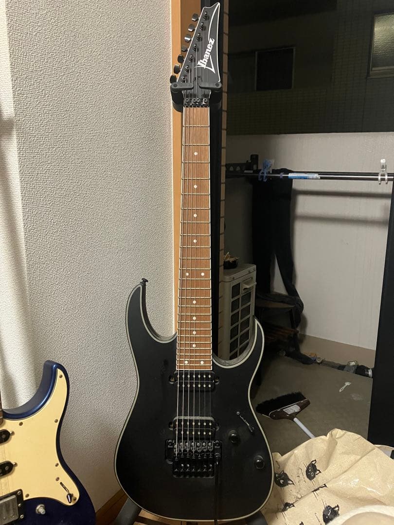 【値下済】Ibanez RG7320ex黒　7弦エレキギター