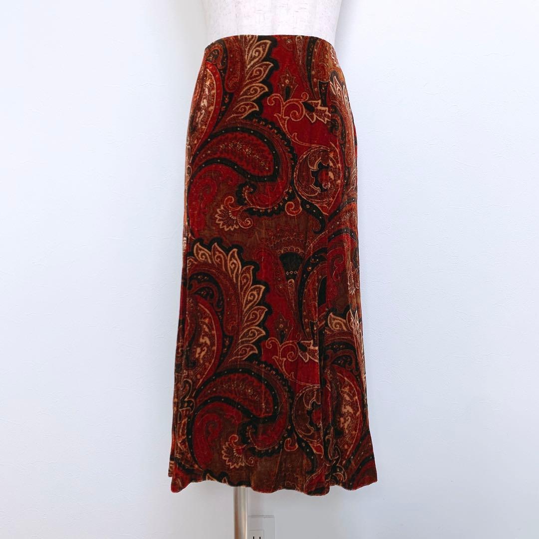 【れいこ✨】定価60,000円❤️マックスマーラ✨ベルベット生地スカート