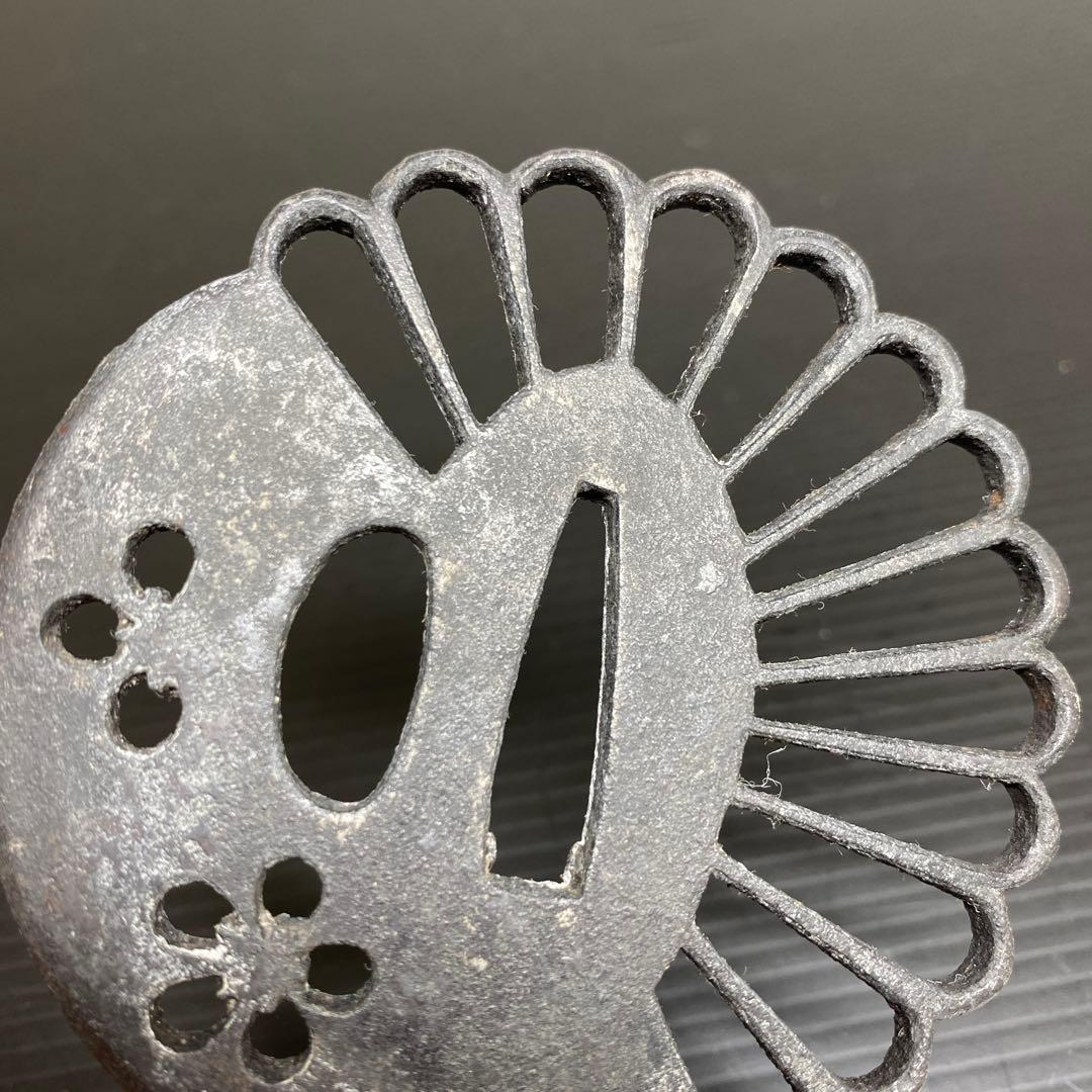 江戸時代　透かし鍔　94g 東さ7-1012☆2F